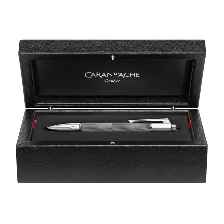 Stylo Bille Caran d'Ache - Varius - Ivanhoé Argenté Rhodié - Coffret