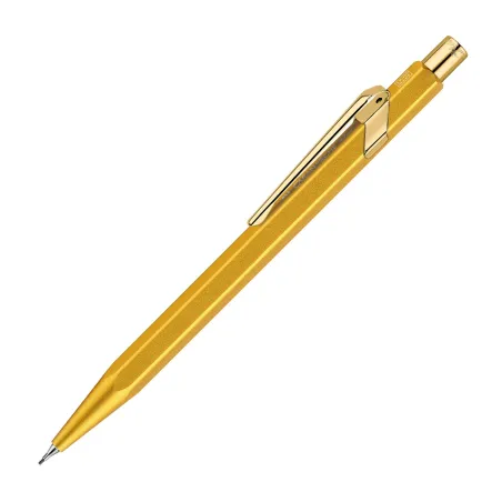 Porte-Mine 844™ Caran d'Ache - Premium Goldbar – Mines 0.7 mm, Gomme intégrée, Swiss Made