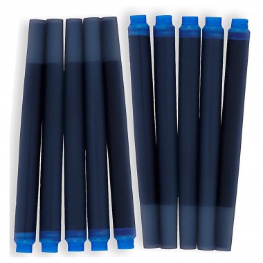 PARKER blister de 10 cartouches Quink pour Stylo plume, encre bleue