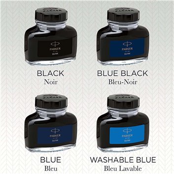 PARKER Quink flacon d'encre bleue effaçable, 57 ml