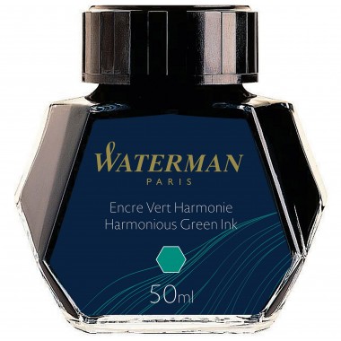 WATERMAN encre pour Stylo plume - couleur Vert Harmonie - flacon 50 ml