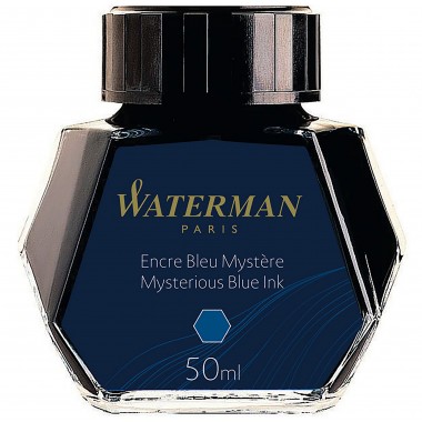 WATERMAN encre pour Stylo plume - couleur Bleu Mystère - flacon 50 ml