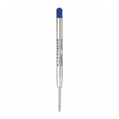 PARKER recharge bille Quinkflow - pointe large - bleue - blister X 1