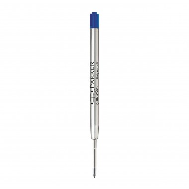 PARKER recharge bille Quinkflow, pointe large, bleue, blister X 1