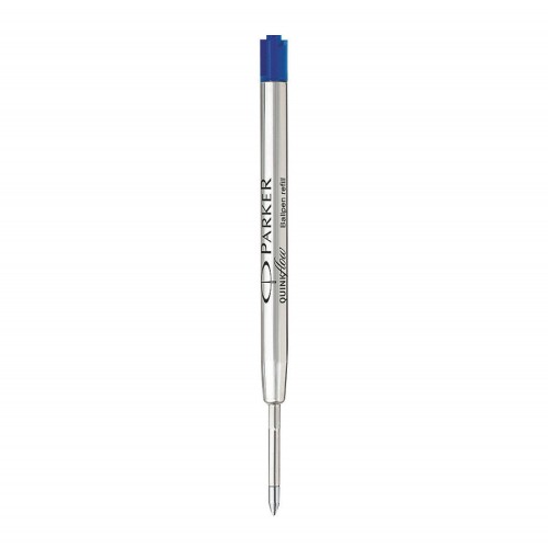 PARKER recharge bille Quinkflow - pointe large - bleue - blister X 1