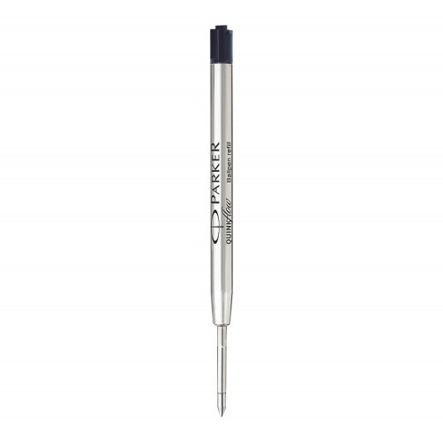 PARKER recharge bille Quinkflow - pointe fine - noire - blister X 1