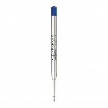 PARKER recharge bille Quinkflow, pointe fine, bleue, blister X 1