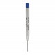 PARKER recharge bille Quinkflow, pointe fine, bleue, blister X 1