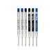 PARKER Jotter Discovery London - 3 recharges bille et 3 recharges Gel - pointe moyenne - noires et bleues - sous blister