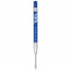 PARKER recharge bille gel, pointe moyenne, bleue, blister X 1