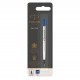 PARKER recharge Stylo Roller - pointe moyenne - bleue - blister X 1