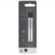 PARKER recharge Stylo Roller - pointe moyenne - noire - blister X 2