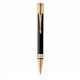 PARKER Duofold Stylo bille - Noir - Recharge noire pointe moyenne - Coffret cadeau