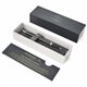 PARKER IM Stylo bille, laque noire, recharge bleue pointe moyenne, Coffret cadeau