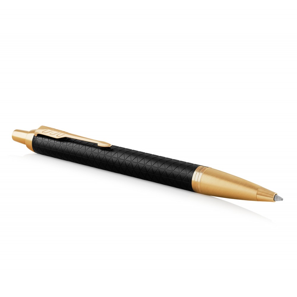 PARKER IM Premium Stylo bille noir recharge bleue pointe moyenne