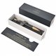 PARKER IM Premium Stylo bille, noir, recharge bleue pointe moyenne, Coffret cadeau