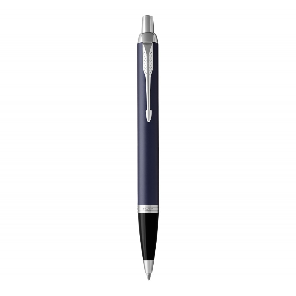 PARKER IM Stylo bille, bleu mat, recharge bleue pointe moyenne, Coffret  cadeau