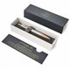 PARKER IM Premium Stylo bille, gris argenté, recharge bleue pointe moyenne, Coffret cadeau