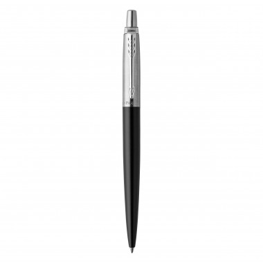 PARKER Jotter Stylo bille - noir Bond Street  - recharge bleue pointe moyenne - Coffret cadeau