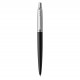 PARKER Jotter Stylo bille - noir Bond Street  - recharge bleue pointe moyenne - Coffret cadeau