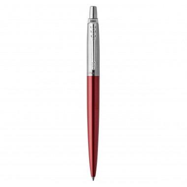 PARKER Jotter Stylo bille - rouge Kensington - recharge bleue pointe moyenne - Coffret cadeau