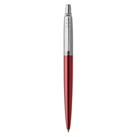 PARKER Jotter Stylo bille - rouge Kensington - recharge bleue pointe moyenne - Coffret cadeau
