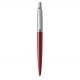 PARKER Jotter Stylo bille - rouge Kensington - recharge bleue pointe moyenne - Coffret cadeau