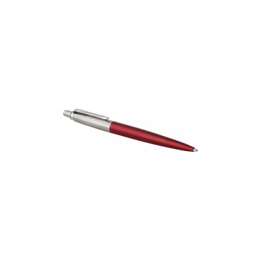 PARKER Jotter Stylo bille, rouge Kensington, recharge bleue pointe moyenne, Coffret cadeau