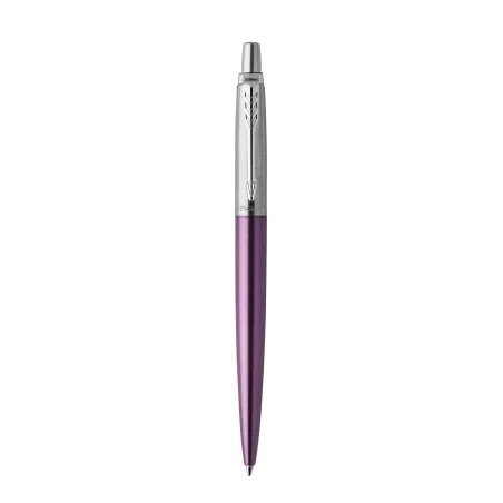 PARKER Jotter Stylo bille - Victoria violet - recharge bleue pointe moyenne - Coffret cadeau
