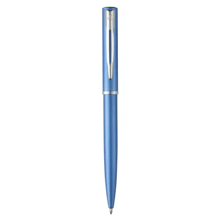 WATERMAN Graduate Allure Stylo bille - laque bleue satinée - recharge encre bleue pointe moyenne - Coffret cadeau