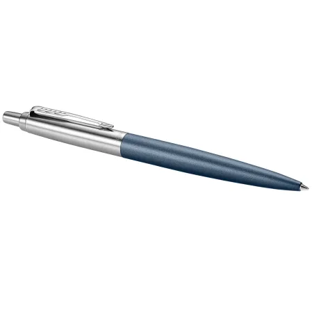 PARKER Jotter XL Stylo bille Bleu Mat Primrose, recharge bleue pointe moyenne, Coffret cadeau