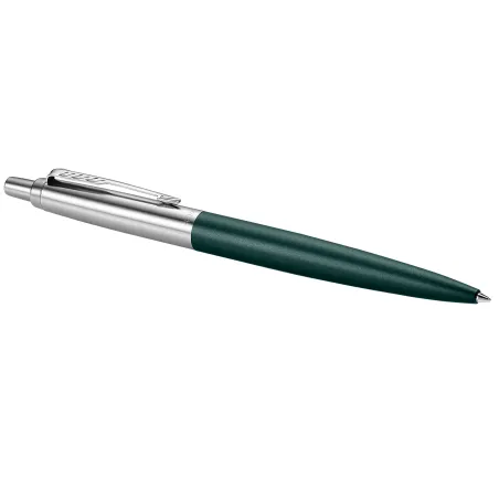 PARKER Jotter XL Stylo bille Vert Mat Greenwich, recharge bleue pointe moyenne, Coffret cadeau