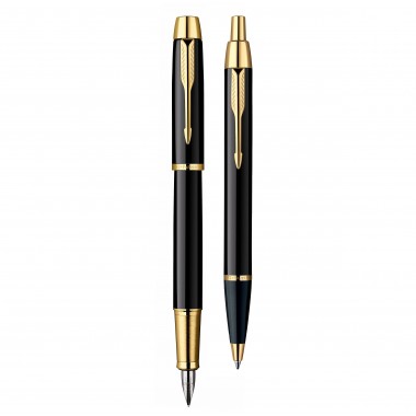 PARKER IM coffret cadeau Duo : Stylo plume noir et Stylo bille noir