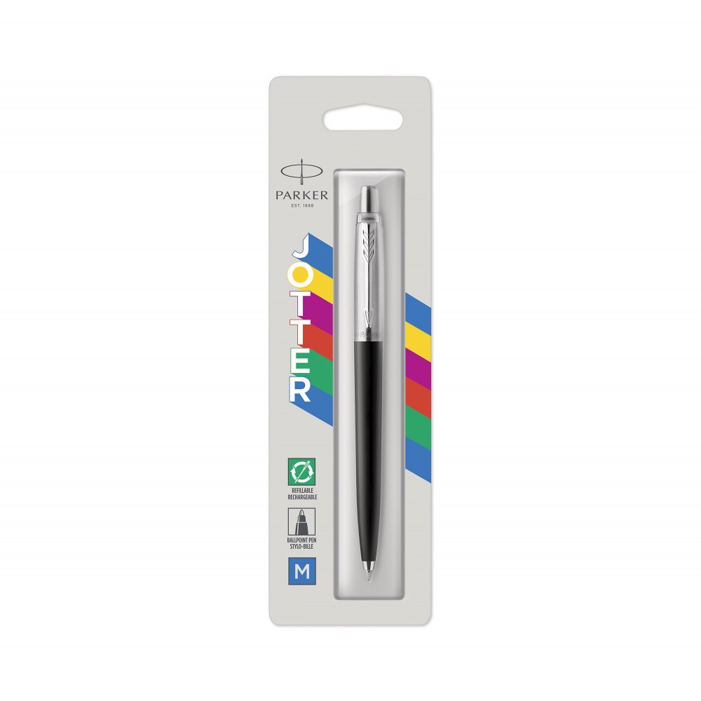 Parker Recharge Stylo Bille Large Noir