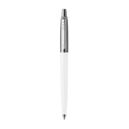 PARKER Jotter Originals Stylo bille, blanc, recharge bleue pointe moyenne, sous blister