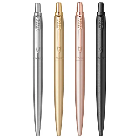 PARKER Jotter Edition spéciale XL Stylo bille, Monochrome noir, recharge bleue pointe moyenne, Coffret cadeau
