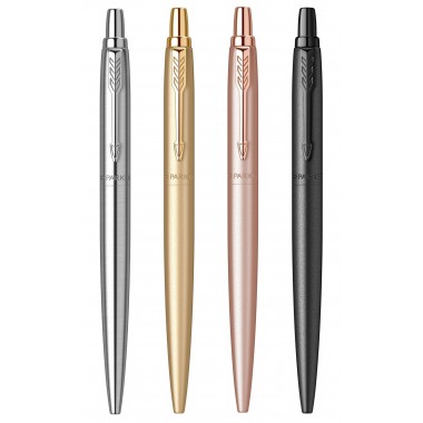 PARKER Jotter Edition spéciale XL Stylo bille, Monochrome or, recharge bleue pointe moyenne, Coffret cadeau