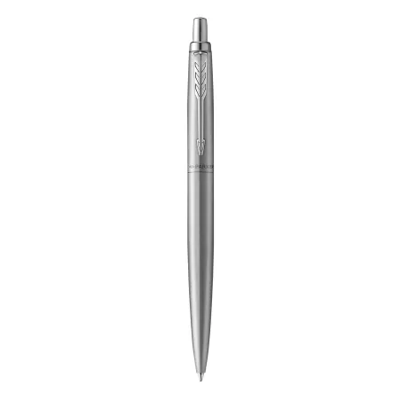 PARKER Jotter Edition spéciale XL Stylo bille - Monochrome acier  - recharge bleue pointe moyenne - Coffret cadeau
