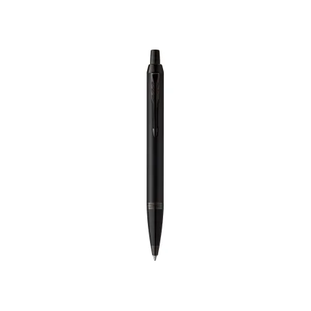 PARKER IM Monochrome Stylo bille - Noir Mat - recharge bleue pointe moyenne - Coffret cadeau