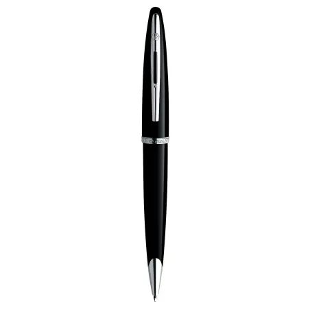 WATERMAN Carène Stylo bille - Noir brillant - recharge bleue pointe moyenne - Coffret cadeau