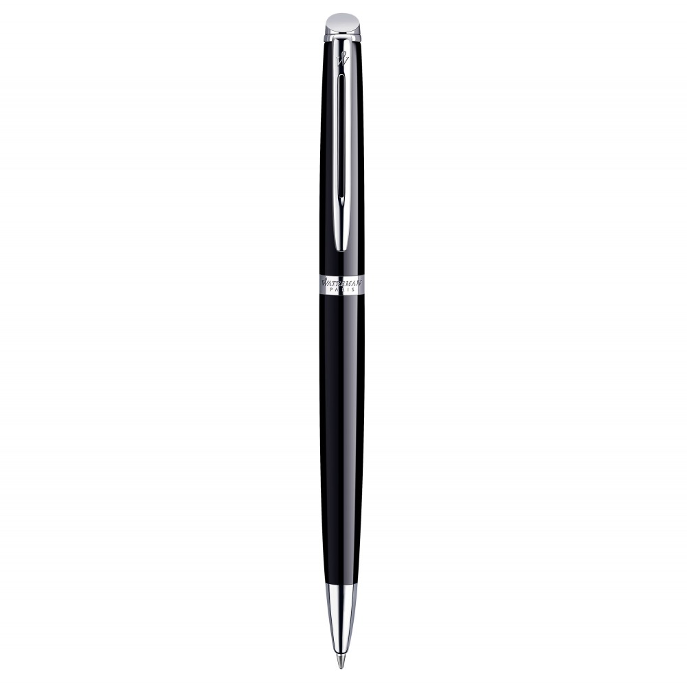 WATERMAN Hemisphere Stylo roller, noir brillant, recharge noire pointe fine,  Coffret cadeau