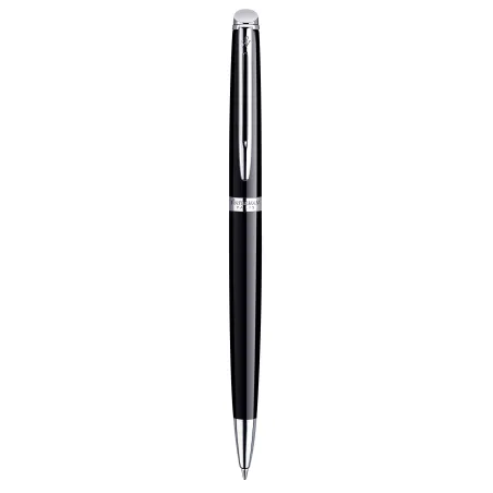 WATERMAN Hemisphere Stylo bille - noir brillant - recharge bleue pointe moyenne - Coffret cadeau