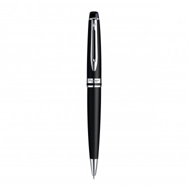 WATERMAN Expert Stylo bille - laque noire mate - recharge bleue pointe moyenne - Coffret cadeau