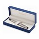 WATERMAN  Expert Stylo bille,  Acier Inoxydable, recharge bleue pointe moyenne, Coffret cadeau