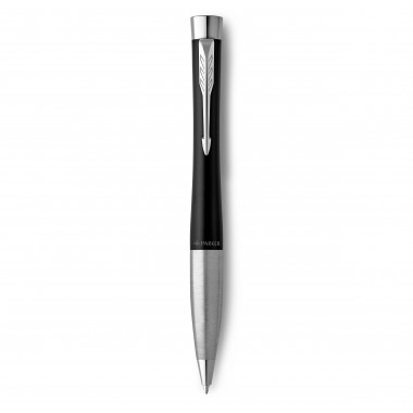 PARKER Urban Stylo Bille - Noir Mat - recharge bleue pointe moyenne - Coffret cadeau