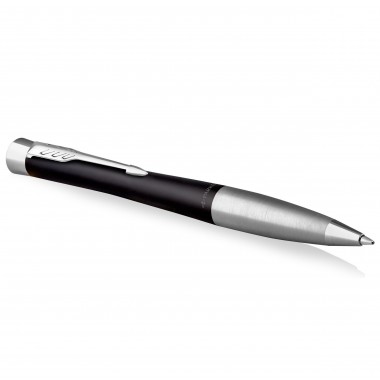 PARKER Urban Stylo Bille, Noir Mat, recharge bleue pointe moyenne, Coffret cadeau