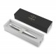 PARKER Urban Stylo Bille, Métro Métallique, recharge bleue pointe moyenne, Coffret cadeau