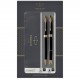 PARKER Sonnet Coffret cadeau Duo : Stylo bille noir + Stylo plume - noir