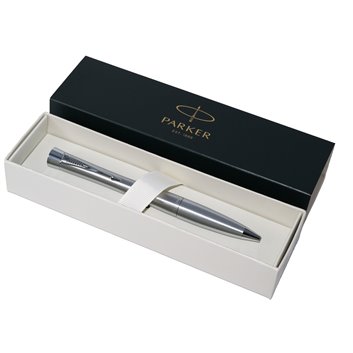 PARKER Urban Stylo Bille - Gris métallique - recharge bleue pointe moyenne