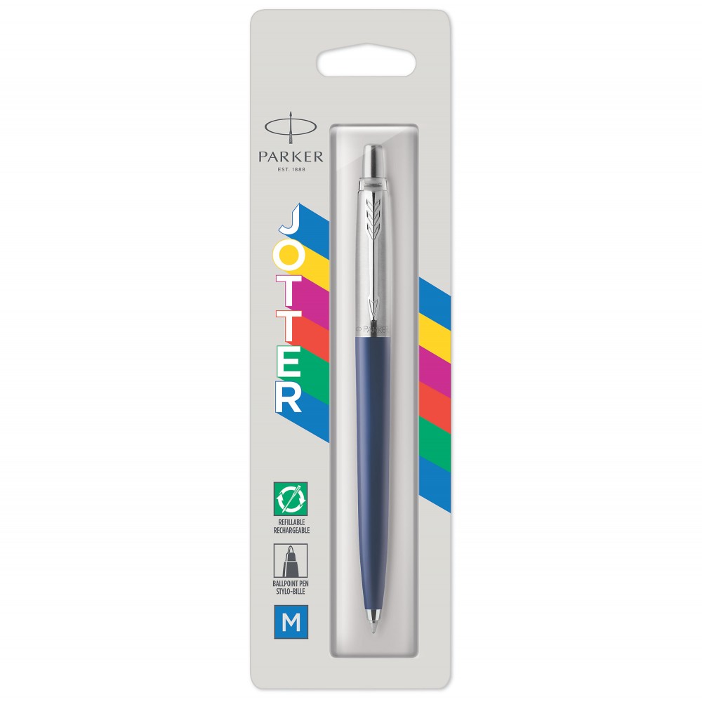 Recharge stylo bille type PARKER bleue